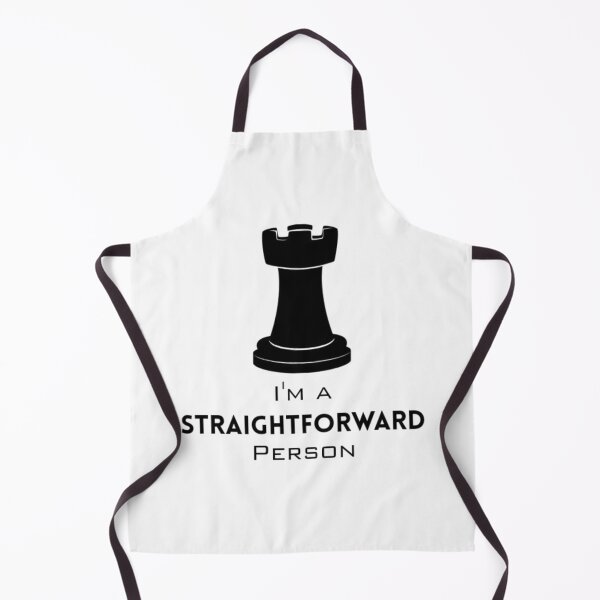 Item preview, Rook : I'm a Straightforward person 1 with light background designed and sold by Lucky Arts With Love.