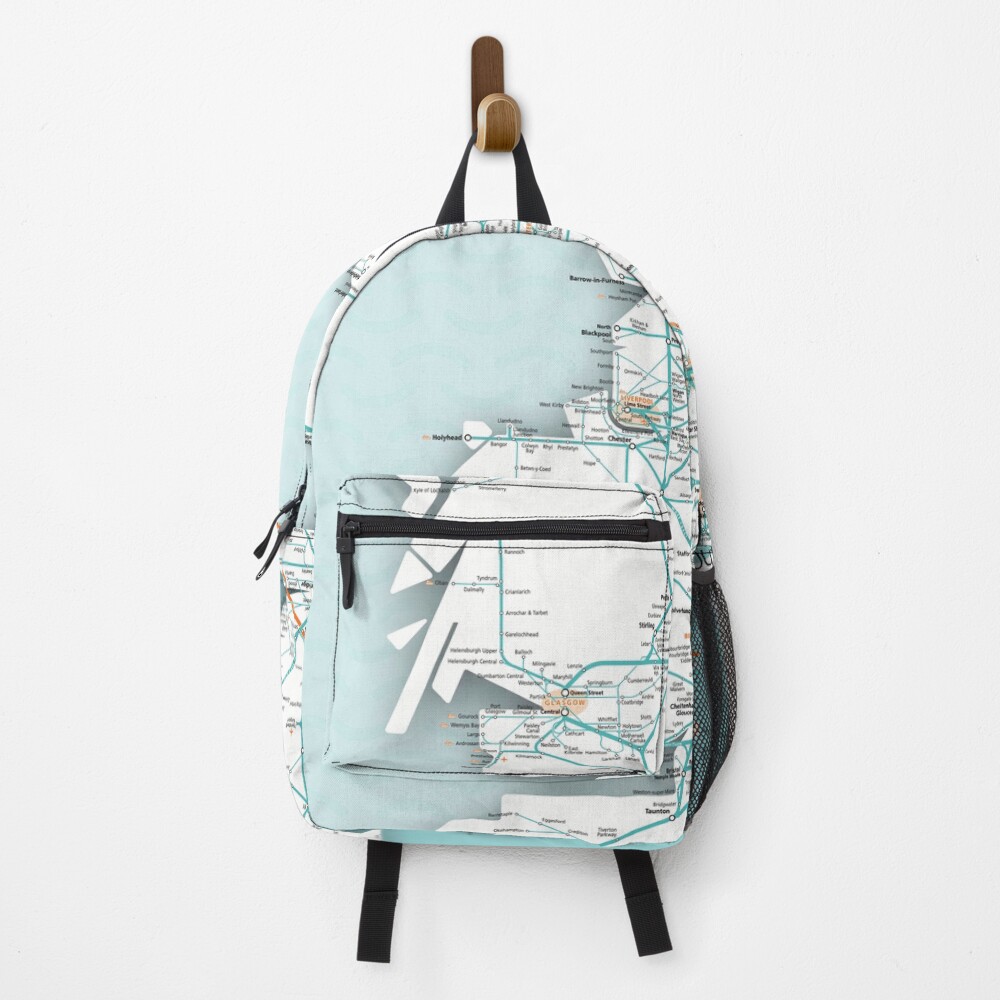 GB Rail Route Map January 2026 Sticker For Sale By MrMappy Redbubble Ur,backpack 