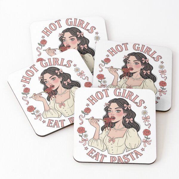 Item preview, Hot Girls Eat Pasta - Chic Coquette Aesthetic designed and sold by Selloria.