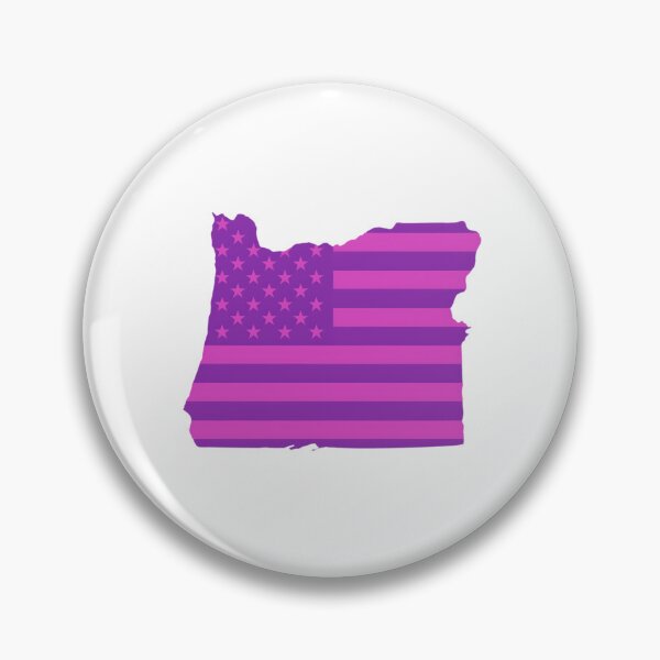 Item preview, Oregon Pop Pink State Flag – Modern Fun Colors designed and sold by Paper Drip.