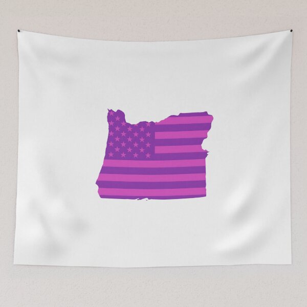 Item preview, Oregon Pop Pink State Flag – Modern Fun Colors designed and sold by Paper Drip.