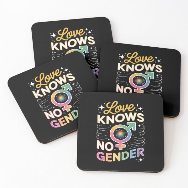 Item preview, Love knows no Gender Rainbow Flag LGBT Gay Equality Queer designed and sold by VerseFarm.