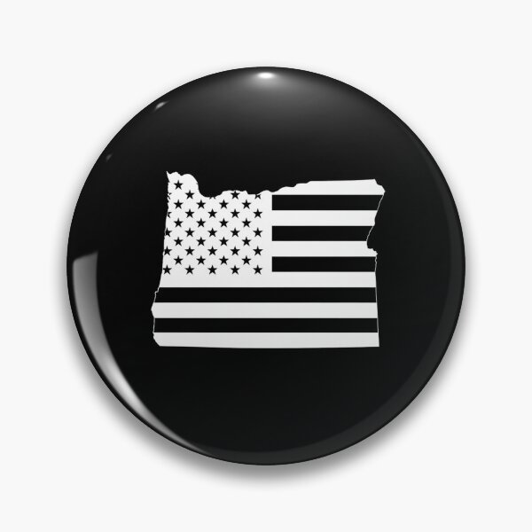 Item preview, Oregon state USA Flag Silhouette – Stars and Stripes State Outline designed and sold by Paper Drip.