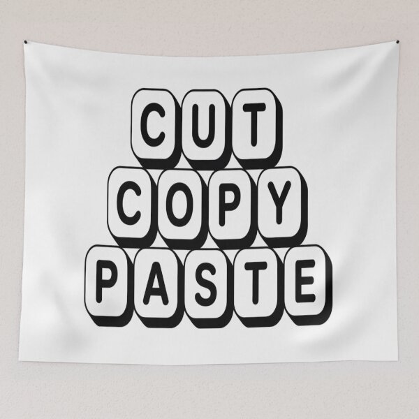 Item preview, Cut Copy Paste – Tech Humor Keyboard Design for Gamers & Coders designed and sold by RMTrendy.