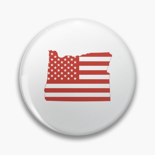 Item preview, Oregon USA Flag Silhouette – Stars and Stripes State Outline designed and sold by Paper Drip.