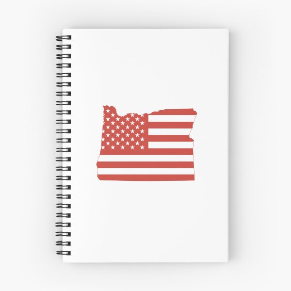 Item preview, Oregon USA Flag Silhouette – Stars and Stripes State Outline designed and sold by Paper Drip.