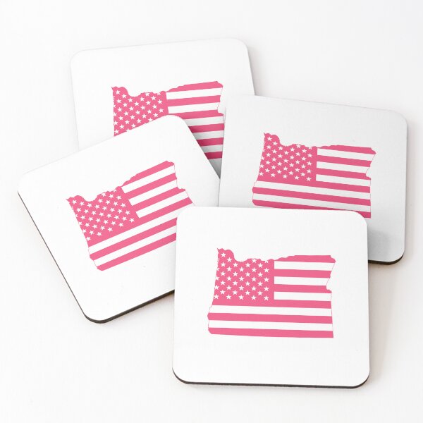 Item preview, Oregon USA Flag Silhouette – Stars and Stripes State Outline designed and sold by Paper Drip.