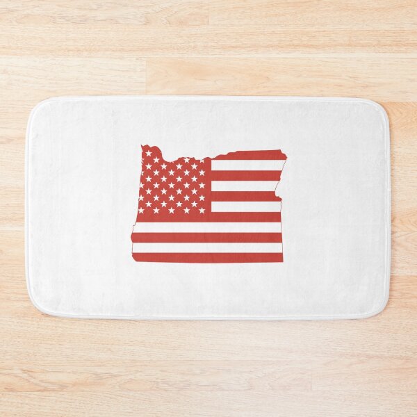 Item preview, Oregon USA Flag Silhouette – Stars and Stripes State Outline designed and sold by Paper Drip.