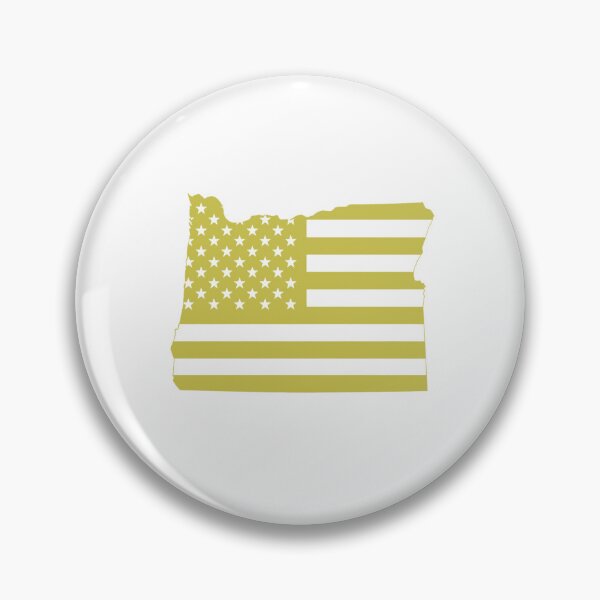 Item preview, Oregon USA Flag Silhouette – Stars and Stripes State Outline designed and sold by Paper Drip.