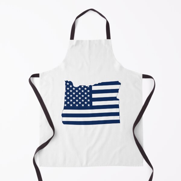 Item preview, Oregon USA Flag Silhouette – Stars and Stripes State Outline designed and sold by Paper Drip.