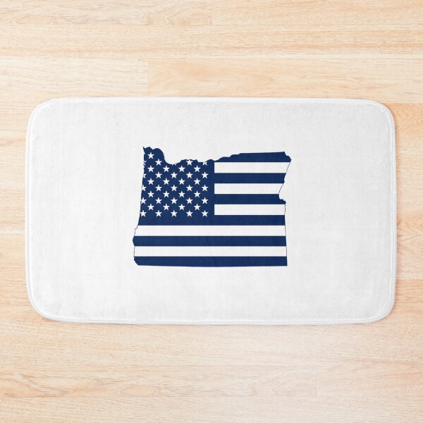 Item preview, Oregon USA Flag Silhouette – Stars and Stripes State Outline designed and sold by Paper Drip.
