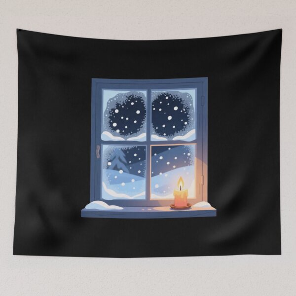 Item preview, Snowy Window Glow designed and sold by Aetheriswork.