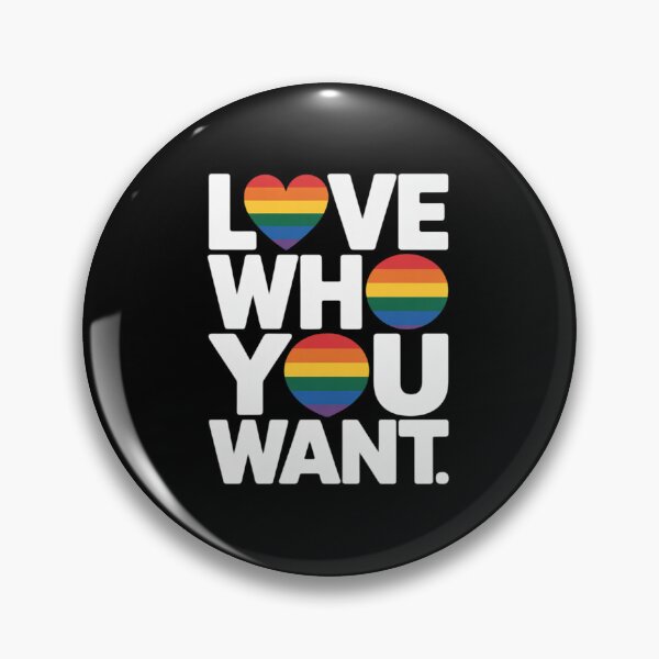 Item preview, Love Who You Want Gay Pride LGBT designed and sold by VerseFarm.