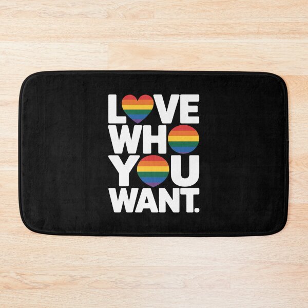 Item preview, Love Who You Want Gay Pride LGBT designed and sold by VerseFarm.