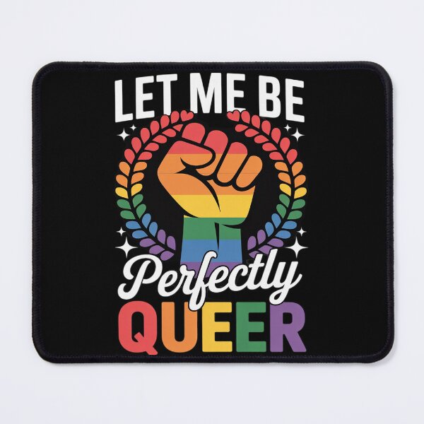 Item preview, Mens Let Me Be Perfectly Queer Gay LGBT designed and sold by VerseFarm.