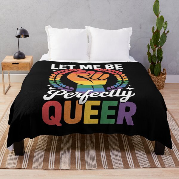 Item preview, Mens Let Me Be Perfectly Queer Gay LGBT designed and sold by VerseFarm.