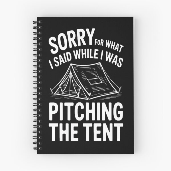 Item preview, Camping Joke Pitching The Tent Camp Humor designed and sold by CottonCandyPrin.