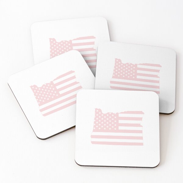 Item preview, Oregon USA Flag Silhouette – Stars and Stripes State Outline designed and sold by Paper Drip.
