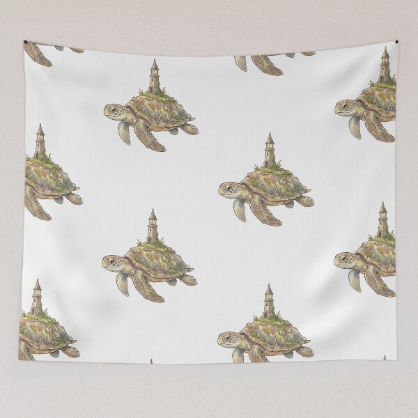 Item preview, Magical Ocean: Sea Turtle's Sunken Spire designed and sold by bapupa.