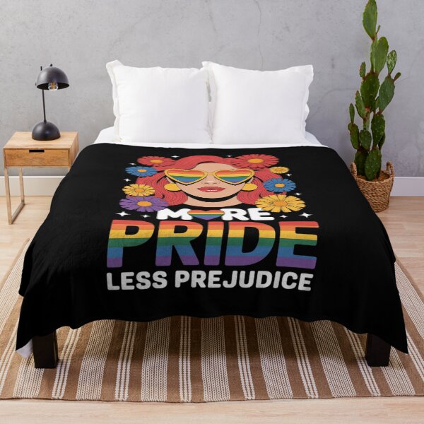 Item preview, More Pride Less Prejudice Pride Month LGBTQ Bisexual Proud designed and sold by VerseFarm.