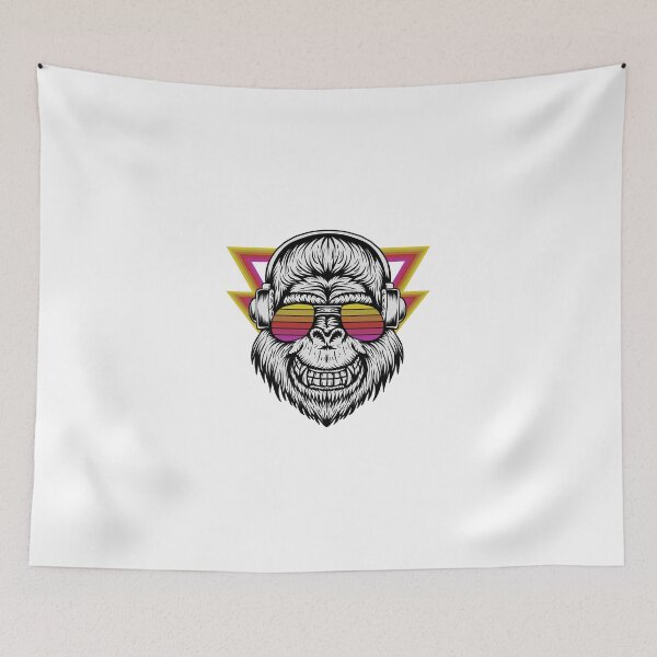 Item preview, Cool Gorilla Vibes – Smiling Gorilla Wearing Sunglasses designed and sold by Fouziaart08.