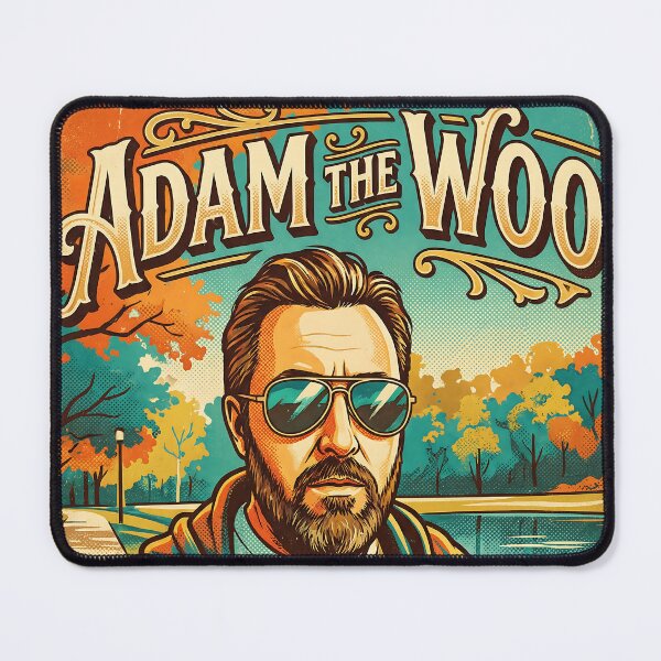 Item preview, Adam The Woo Retro Comic Style Art designed and sold by iwzzuel.