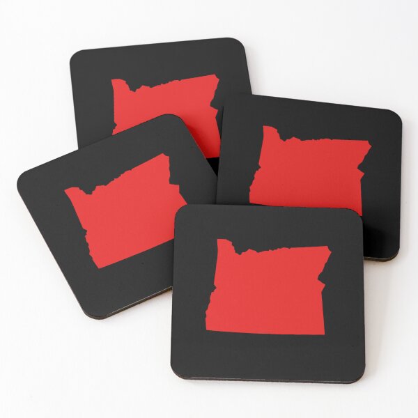 Item preview, oregon Map Silhouette – Minimal Red designed and sold by Paper Drip.