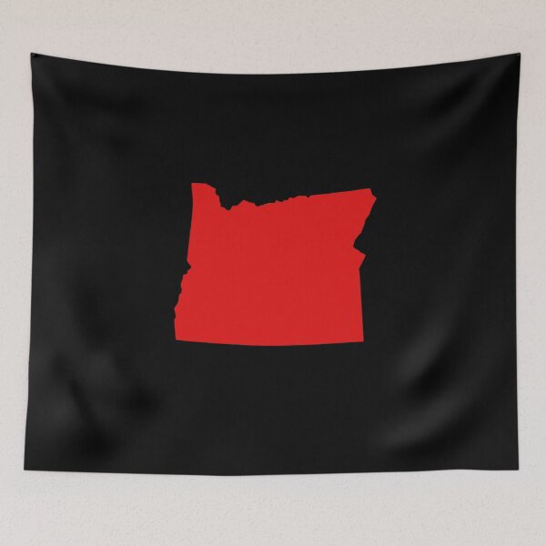 Item preview, oregon Map Silhouette – Minimal Red designed and sold by Paper Drip.