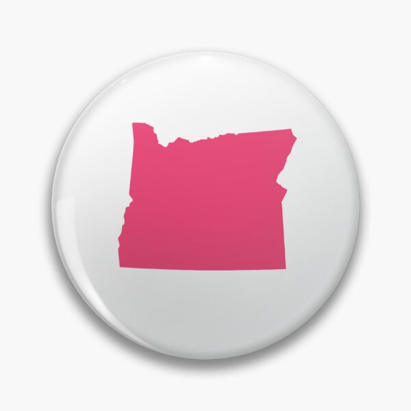 Item preview, oregon Map Silhouette – Minimal Pink designed and sold by Paper Drip.