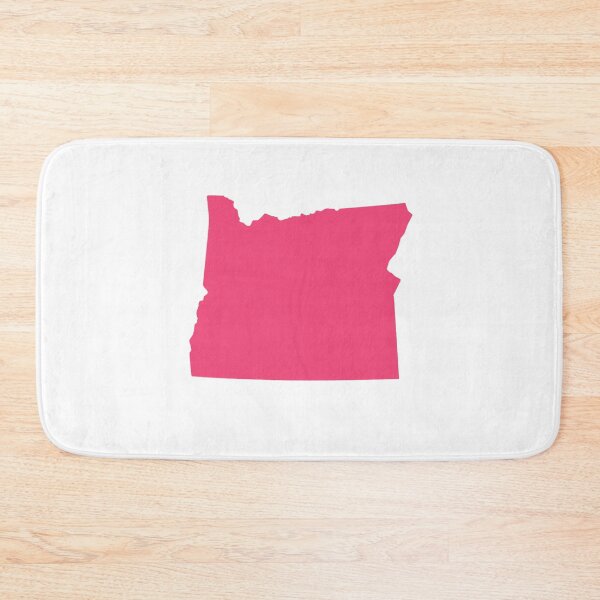 Item preview, oregon Map Silhouette – Minimal Pink designed and sold by Paper Drip.