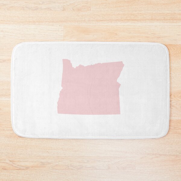 Item preview, oregon Map Silhouette – Minimal Pink designed and sold by Paper Drip.