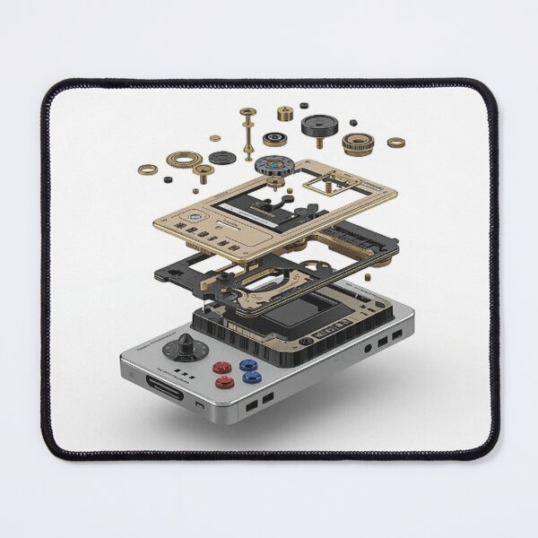 Item preview, Exploded View of Vintage Game Console designed and sold by Wonderful Designs.