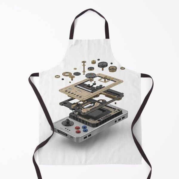 Item preview, Exploded View of Vintage Game Console designed and sold by Wonderful Designs.