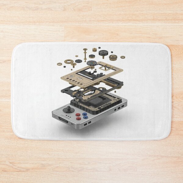 Item preview, Exploded View of Vintage Game Console designed and sold by Wonderful Designs.
