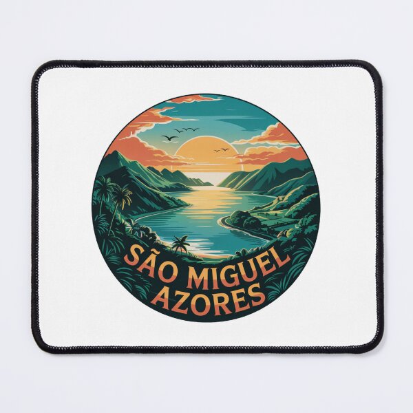 Item preview, São Miguel Azores Sunset Tropical Landscape designed and sold by CircinusStore.