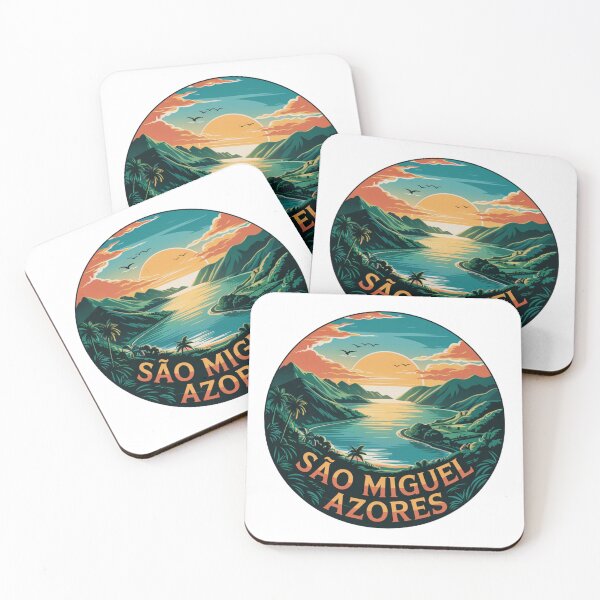 Item preview, São Miguel Azores Sunset Tropical Landscape designed and sold by CircinusStore.