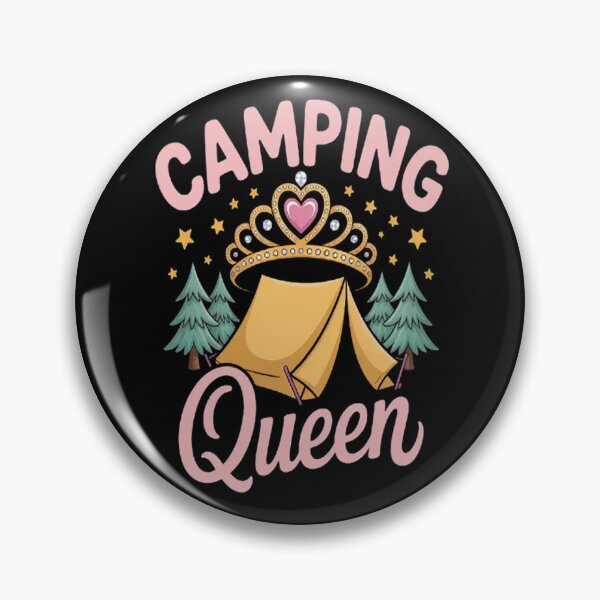 Item preview, Camping Queen Camper Glamping designed and sold by CottonCandyPrin.
