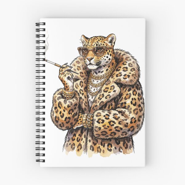 Item preview, Mob Wife Aesthetic: Leopard Print Leopardess designed and sold by bapupa.