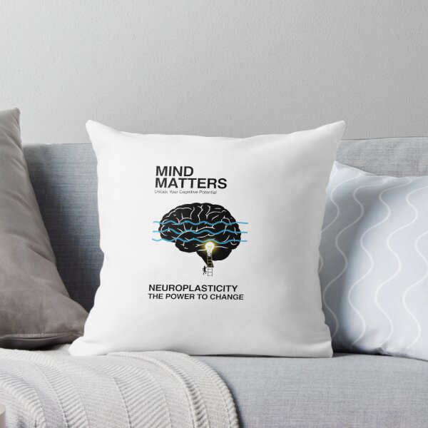 Item preview, Mind Matters Neuroplasticity Art — Retro Brain Science Illustration for Wellness designed and sold by Colorful-Garden.