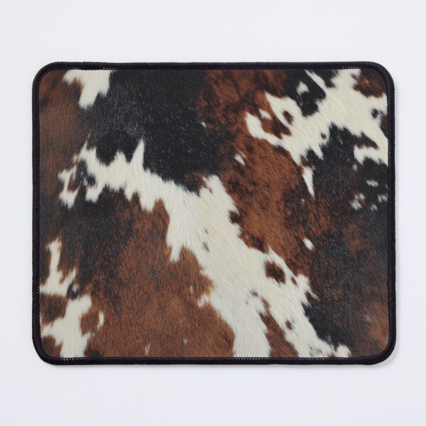 Item preview, Brown Cowhide Pattern Neutral Western Spots designed and sold by trajeado14.