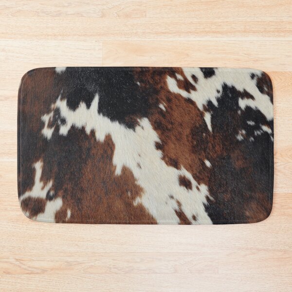 Item preview, Brown Cowhide Pattern Neutral Western Spots designed and sold by trajeado14.