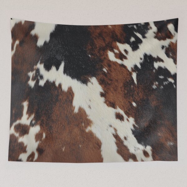 Item preview, Brown Cowhide Pattern Neutral Western Spots designed and sold by trajeado14.