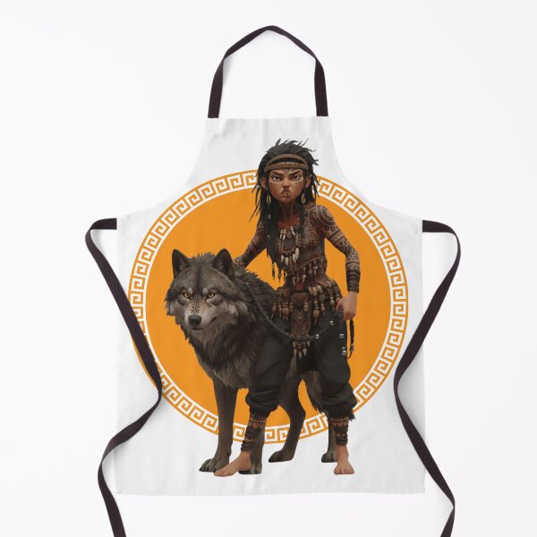 Item preview, Tribal Woman Wolf designed and sold by yosaga boy.