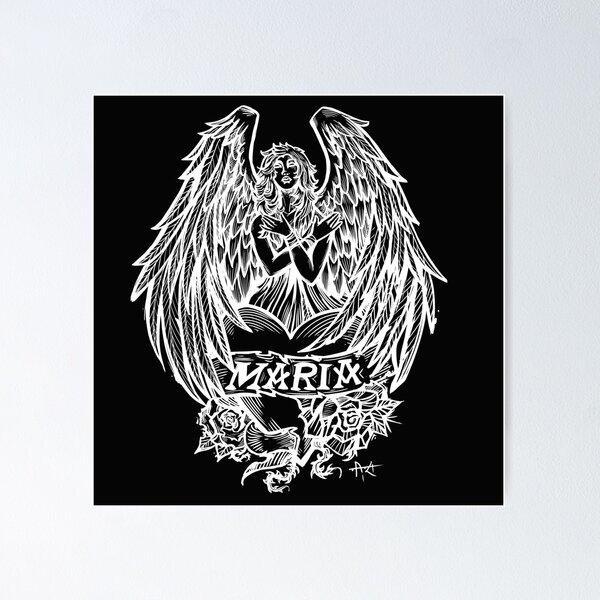 Item preview, Maria Doom White tattoo designed and sold by UrielCalavera.