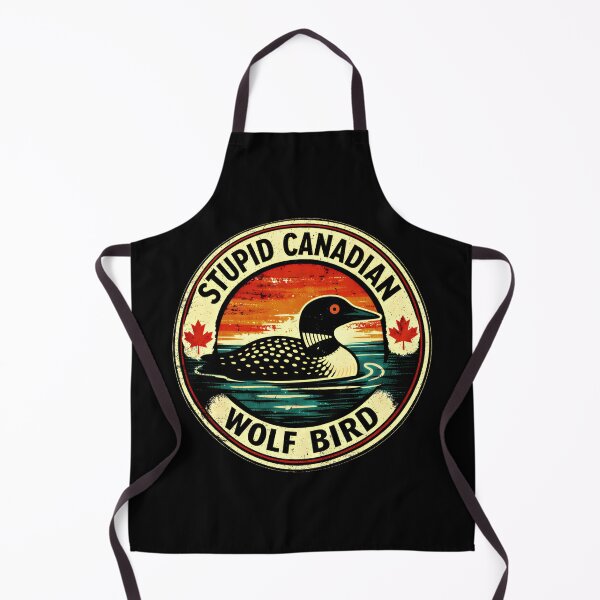 Item preview, Stupid Canadian Wolf Bird Funny Loon Humor designed and sold by gear-posters.
