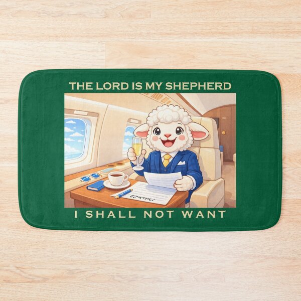 Item preview, THE LORD IS MY SHEPHERD I SHALL NOT WANT 5 (PRIVATE JET) designed and sold by Warih.
