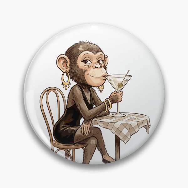 Item preview, Mob Wife Aesthetic: Martini Monkey designed and sold by bapupa.