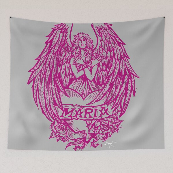 Item preview, Maria Doom Pink Tattoo designed and sold by UrielCalavera.
