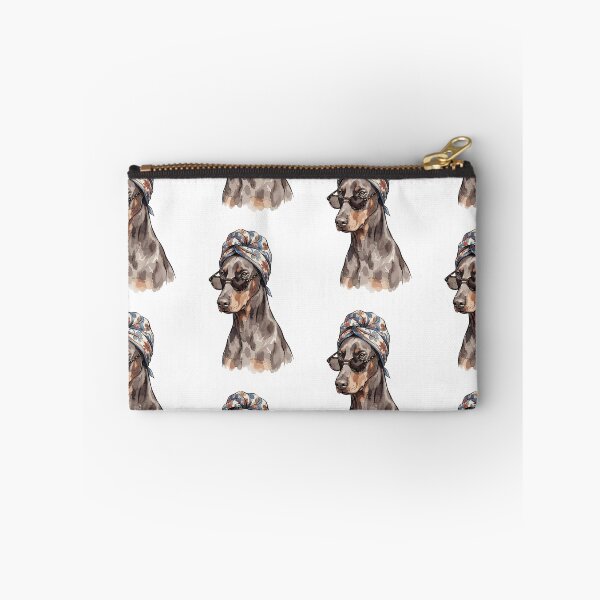 Item preview, Mob Wife Aesthetic: Silk Scarf Doberman	 designed and sold by bapupa.