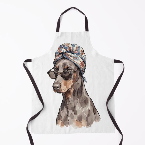 Item preview, Mob Wife Aesthetic: Silk Scarf Doberman designed and sold by bapupa.